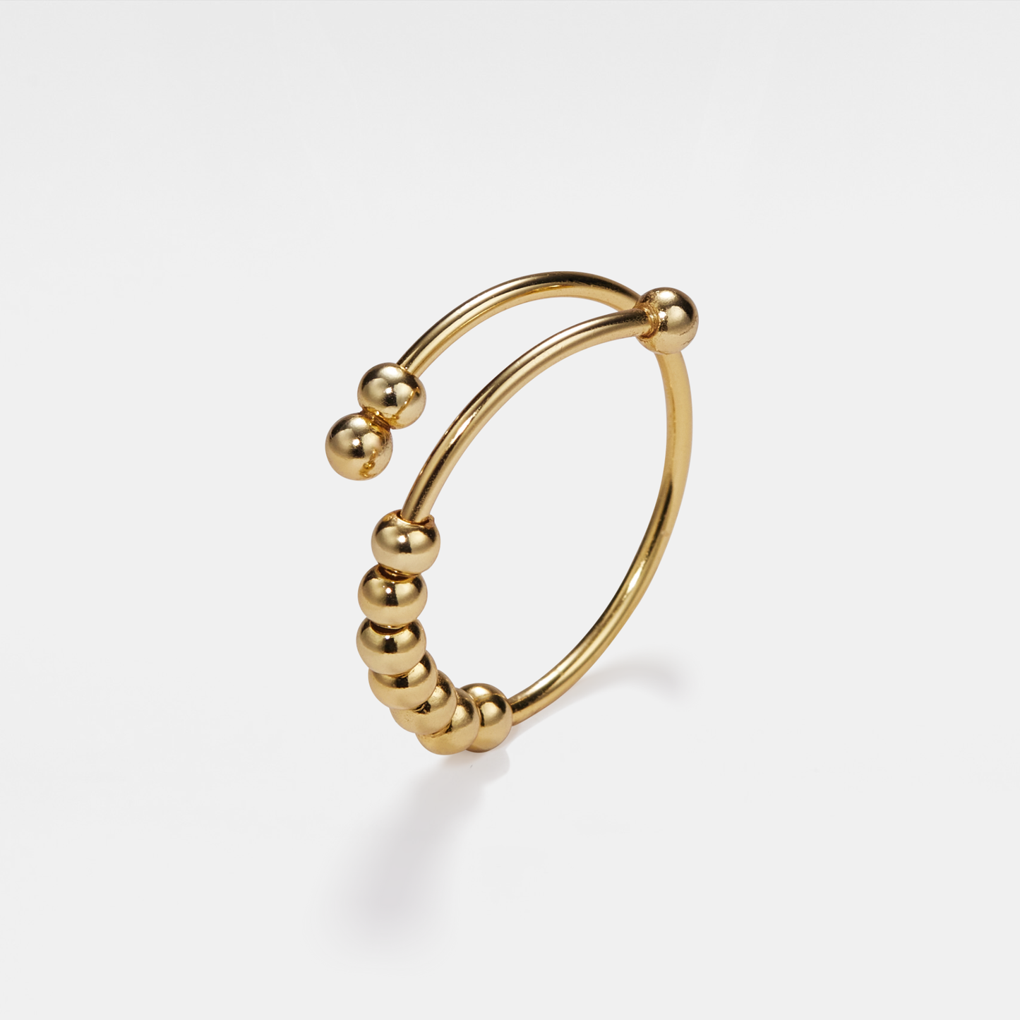 Beaded Spinner Ring
