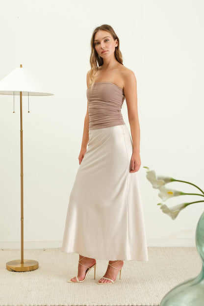 Fall in Love Satin Skirt