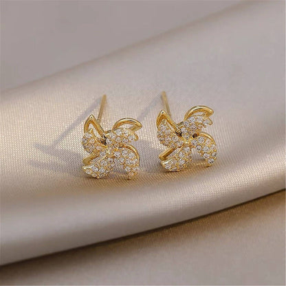 Spinner Stud Earrings
