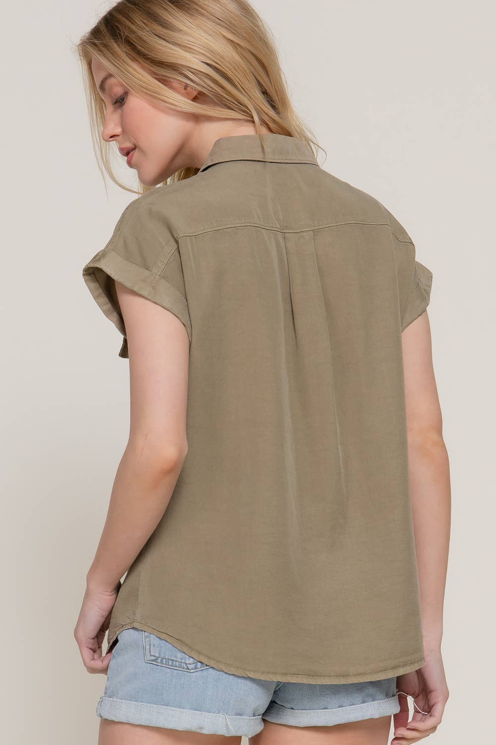 Short Sleeve Button Down