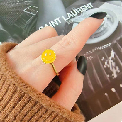 Smiley Spinner Ring