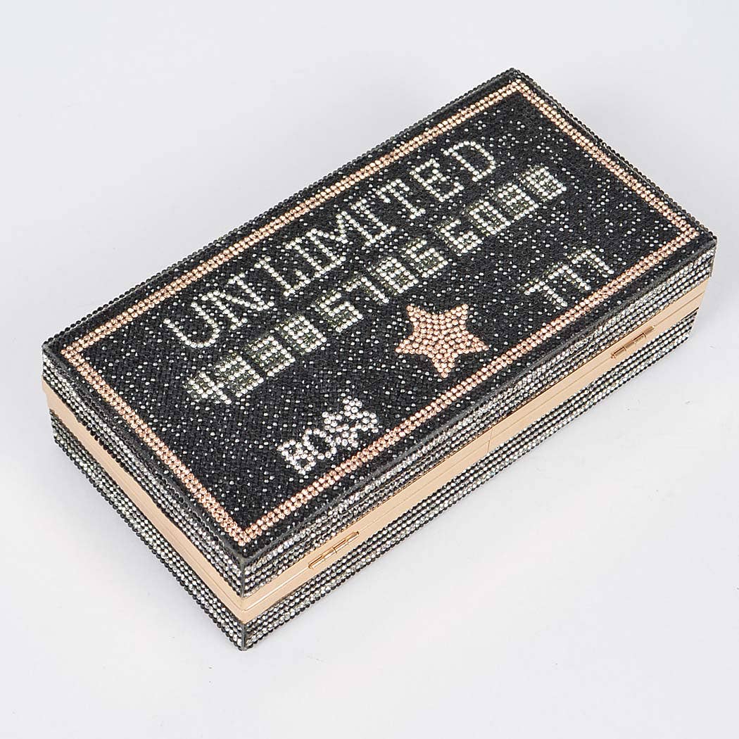 Unlimited Rhinestone Party Clutch