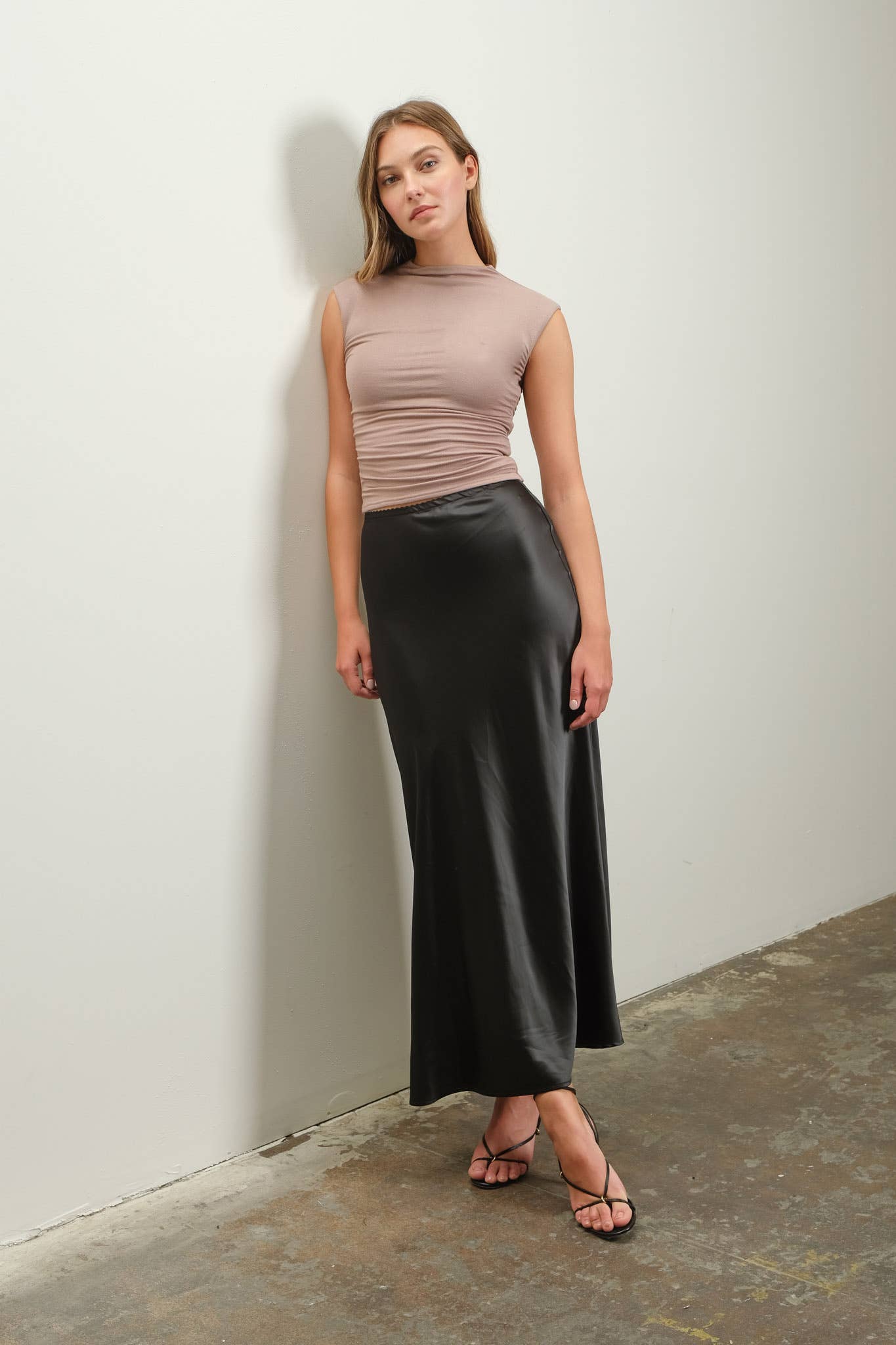 Fall in Love Satin Skirt