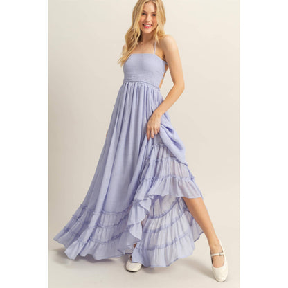 Halter Lace Maxi Dress