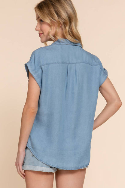 Short Sleeve Button Down