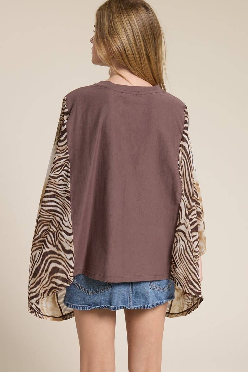 Graphic Kantha Top