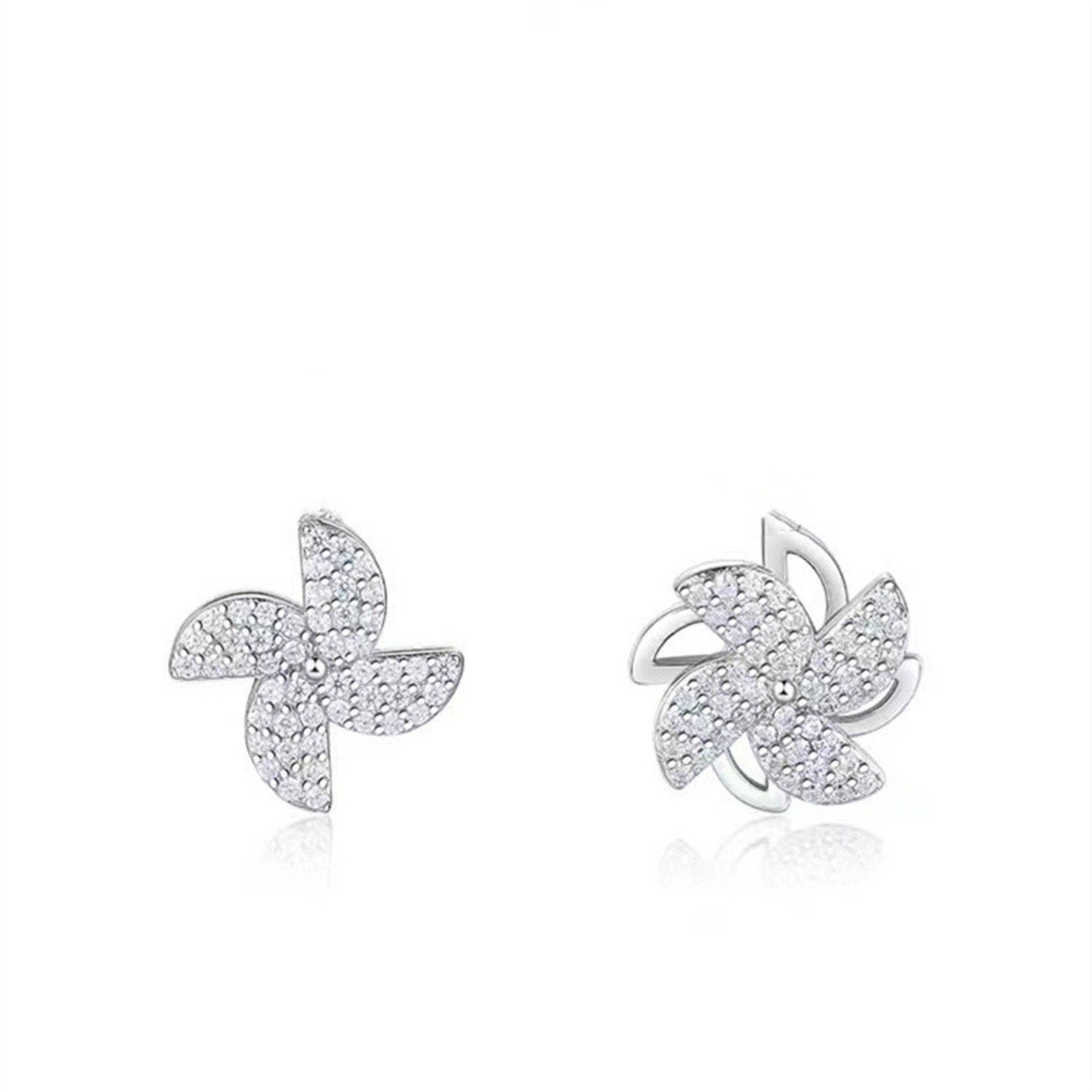 Spinner Stud Earrings