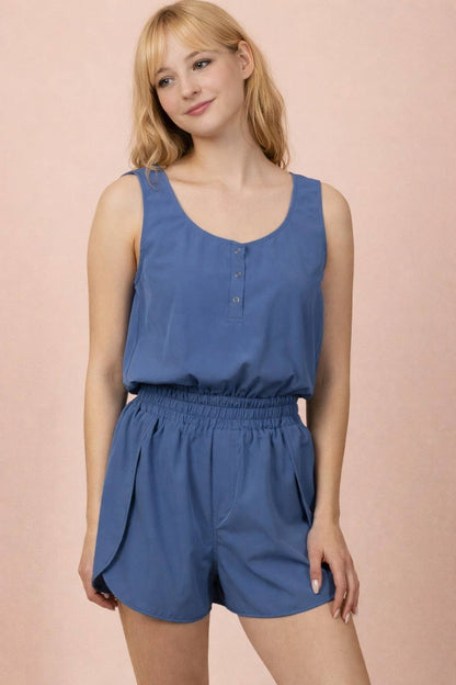 Midnight & Mocha Romper