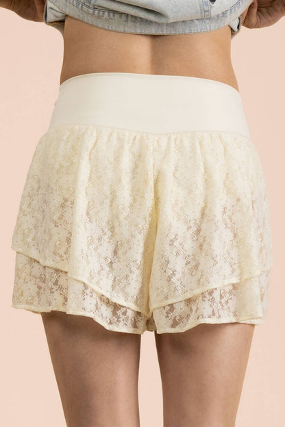 Layered Lace Shorts