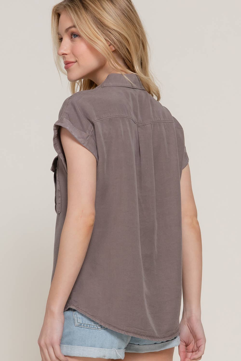 Short Sleeve Button Down