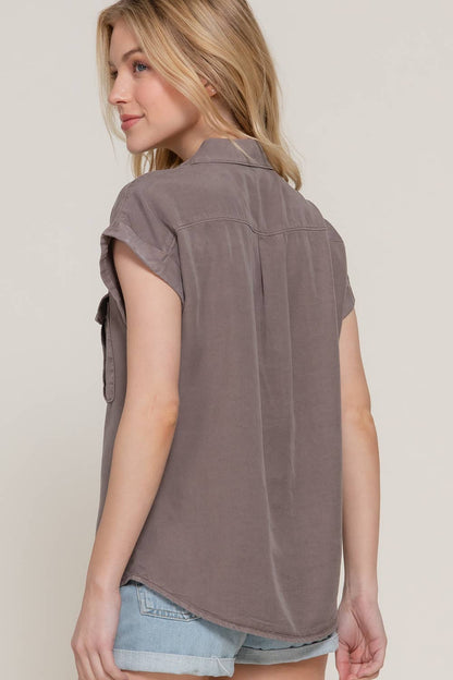 Short Sleeve Button Down
