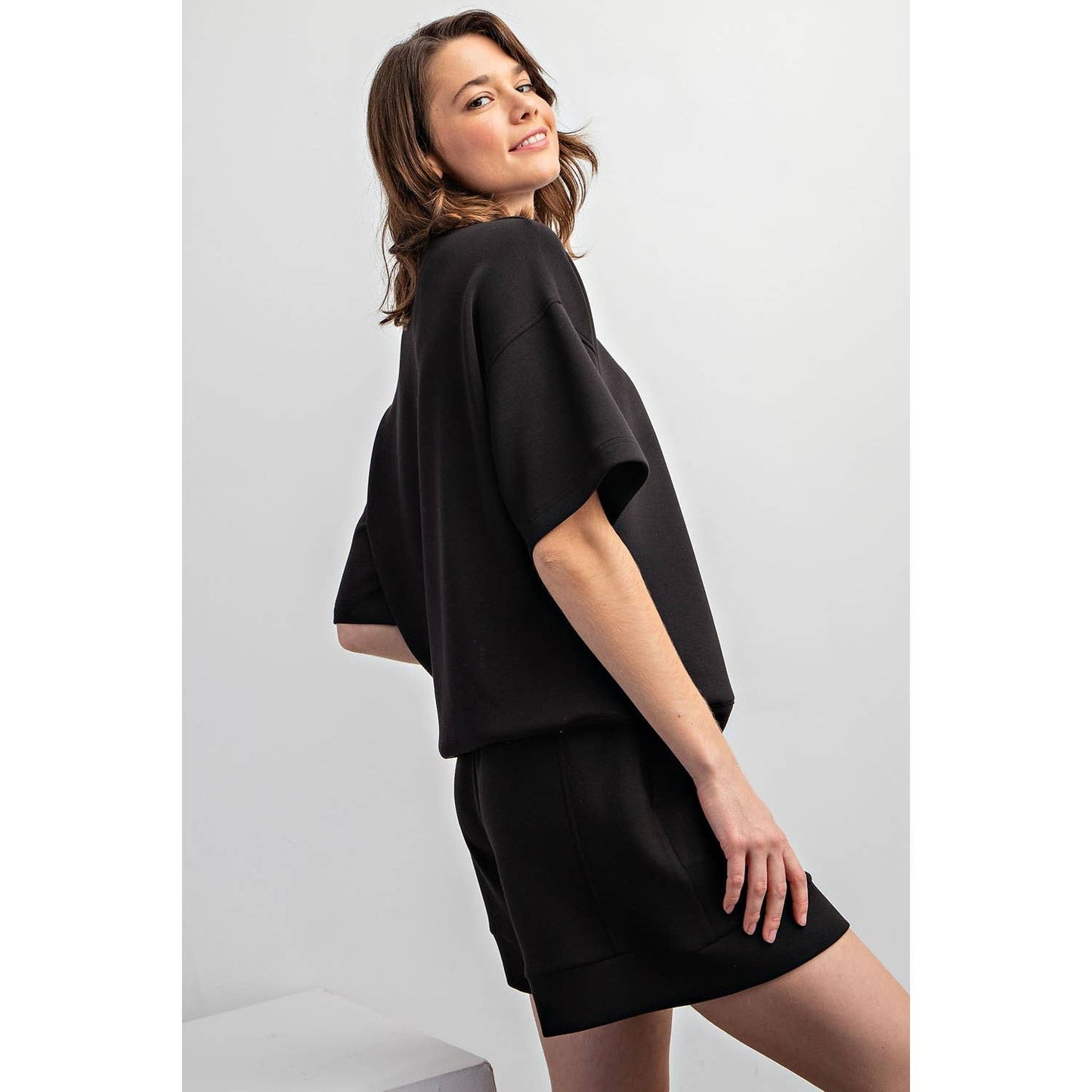 MODAL MOCK NECK TOP