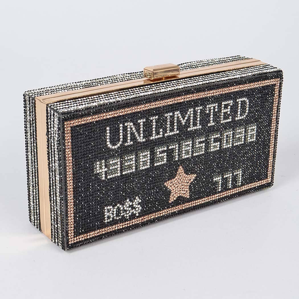 Unlimited Rhinestone Party Clutch