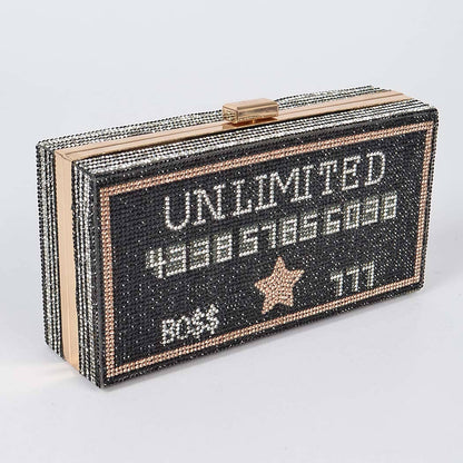 Unlimited Rhinestone Party Clutch