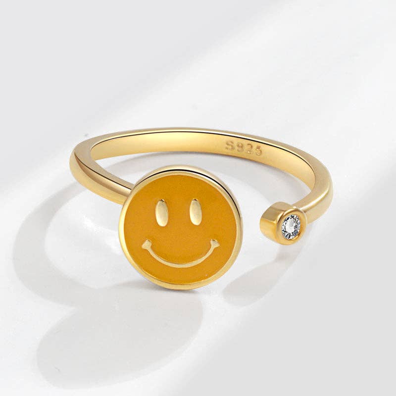 Smiley Spinner Ring