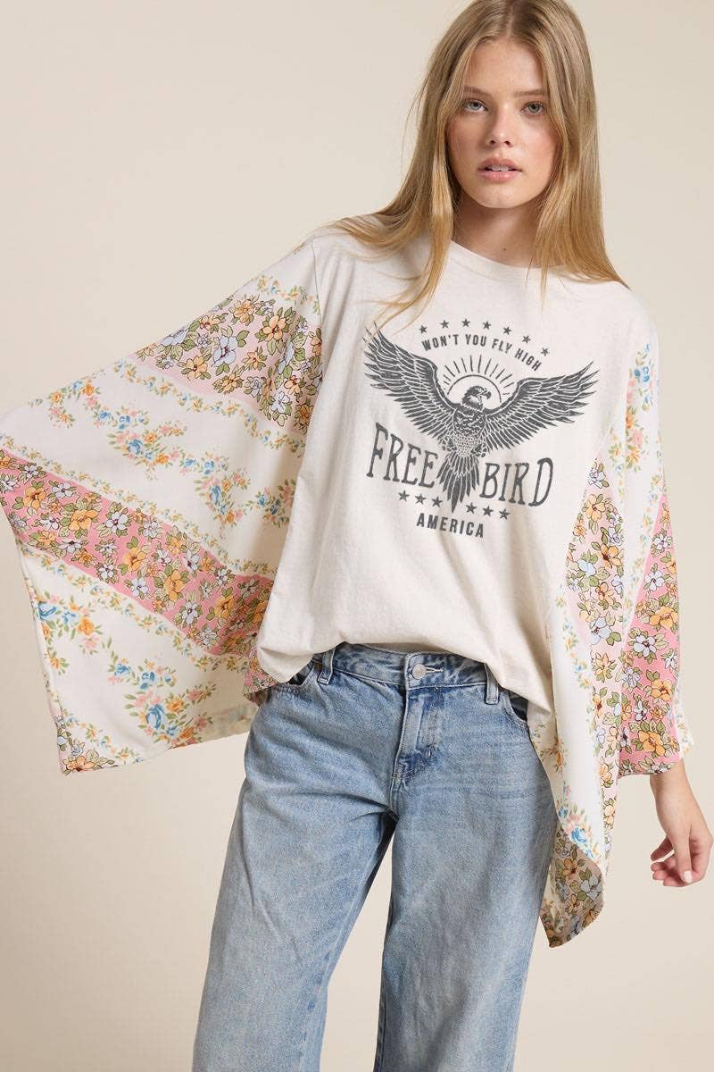 Vintage Graphic Kantha Top