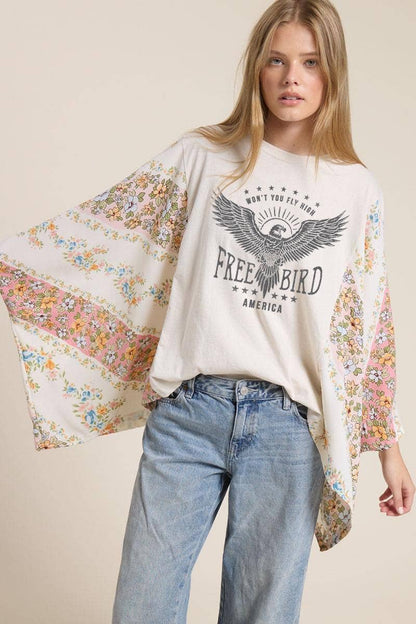 Vintage Graphic Kantha Top