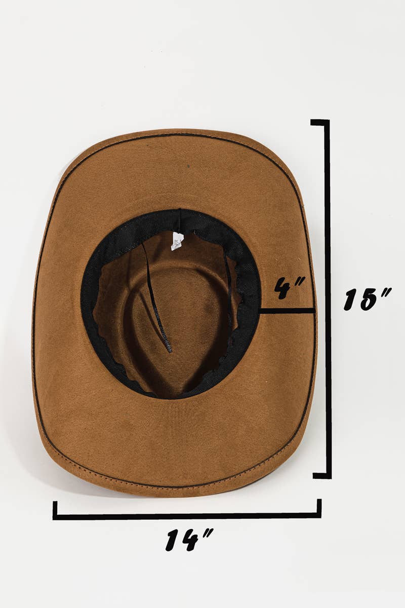 Concho Disc Chain Cowboy Hat