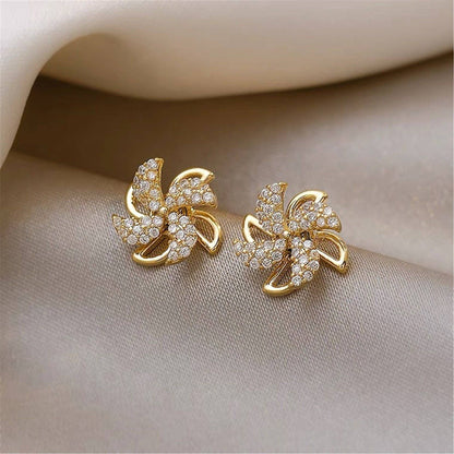Spinner Stud Earrings