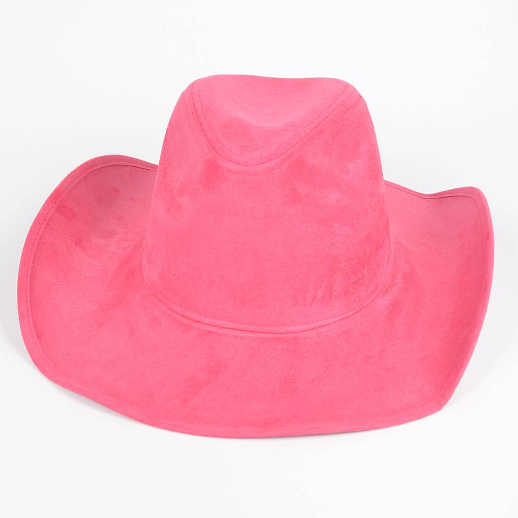 Faux Wool Hot Fix Rhinestone Cowboy Hat