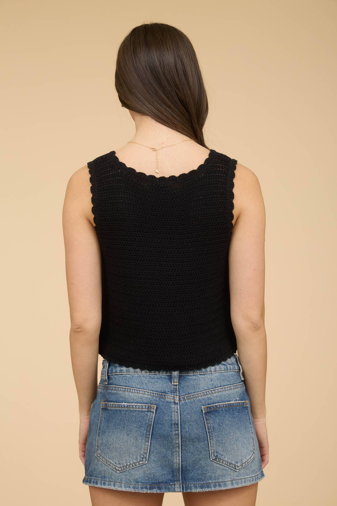 Floral Embroidered Vest