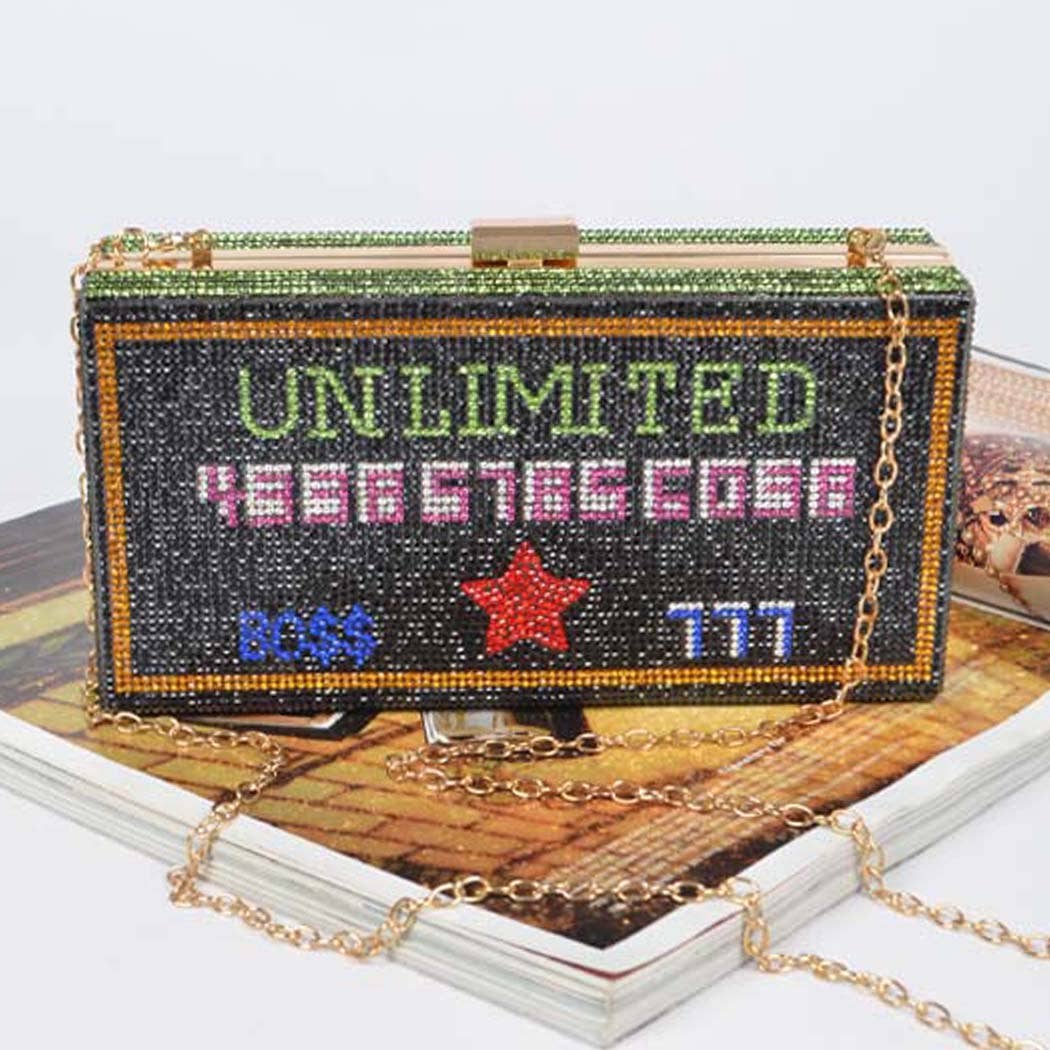 Unlimited Rhinestone Party Clutch