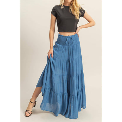 Tiered Maxi Skirt