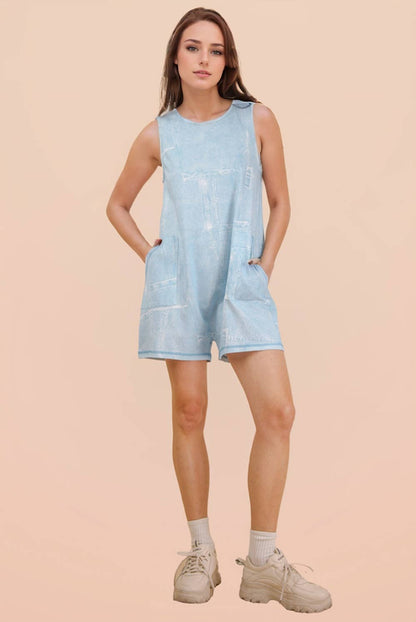 Stonewashed Stroll Romper