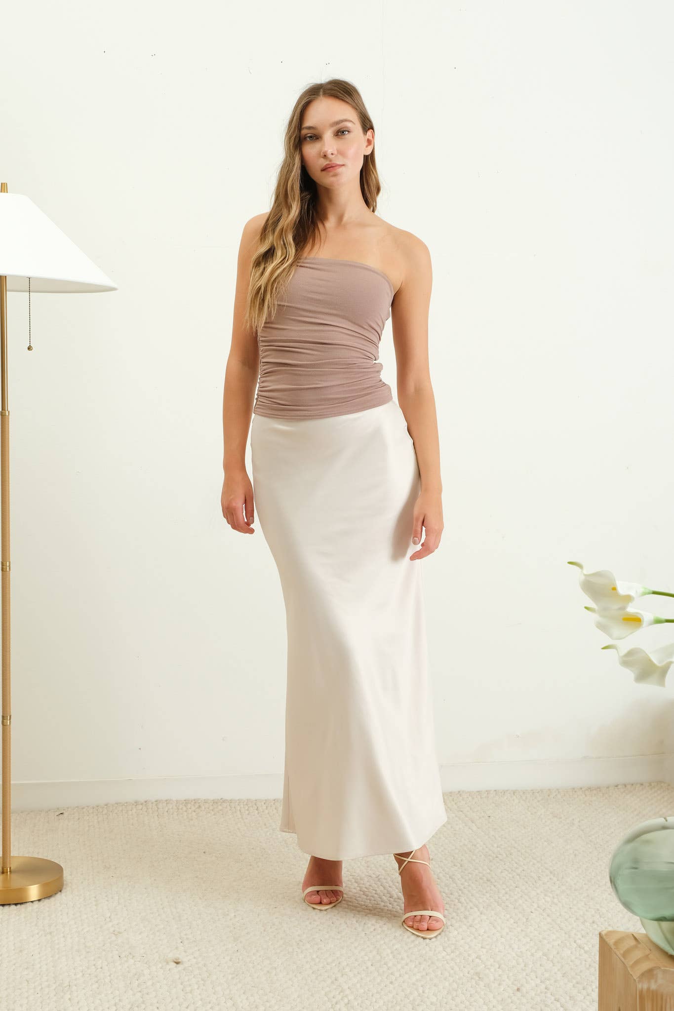 Fall in Love Satin Skirt