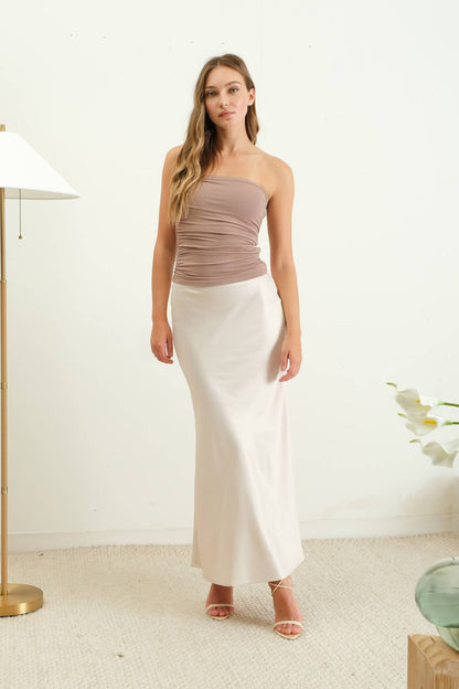 Fall in Love Satin Skirt
