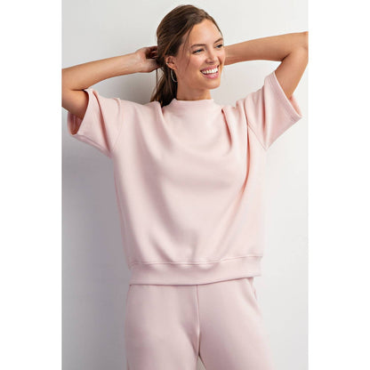 MODAL MOCK NECK TOP