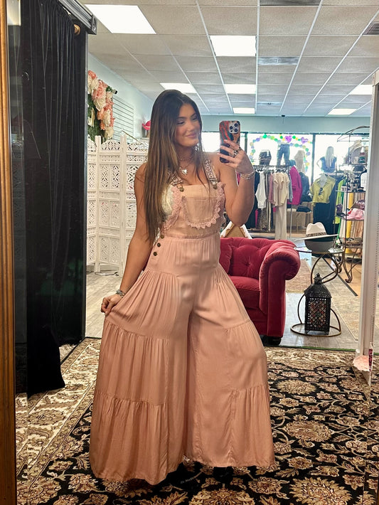 Blush Belle Overalls