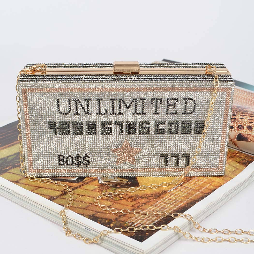 Unlimited Rhinestone Party Clutch