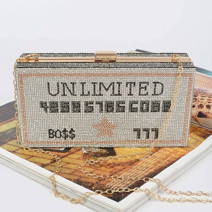 Unlimited Rhinestone Party Clutch