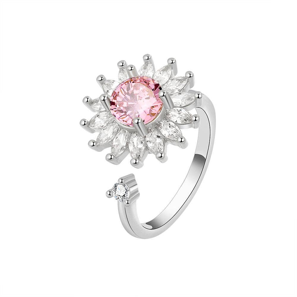 Sunflower Spinner Ring