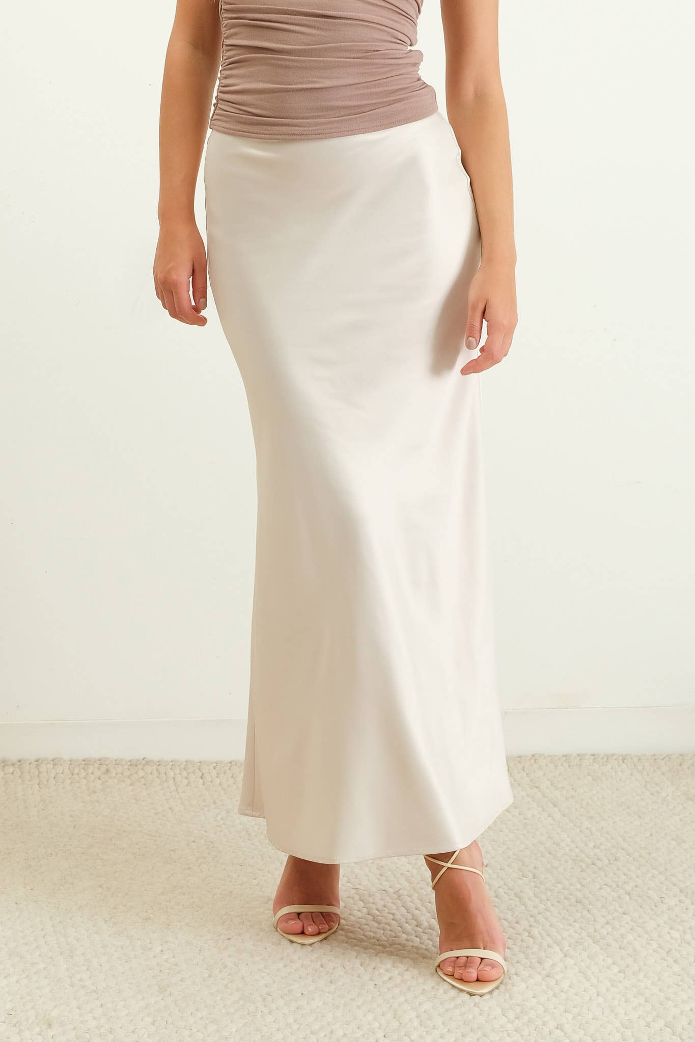 Fall in Love Satin Skirt