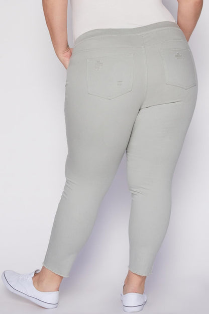 Curvy Leopard High Rise Ankle Jogger