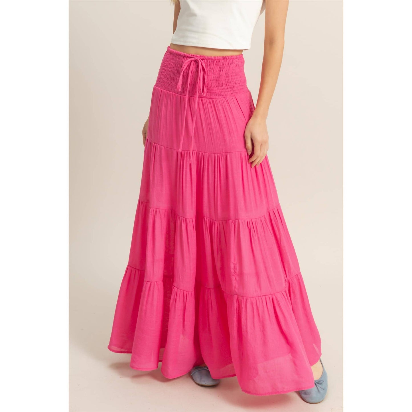 Tiered Maxi Skirt