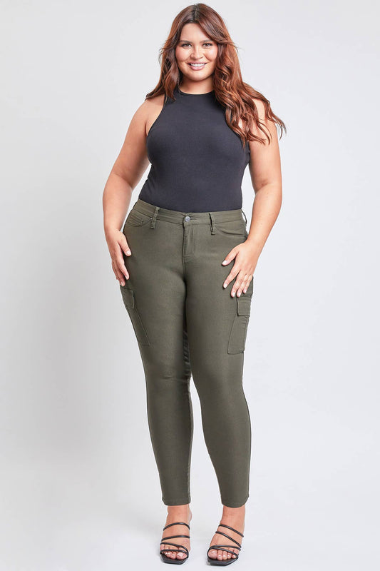 Curvy Hyperstretch Cargo Jeans