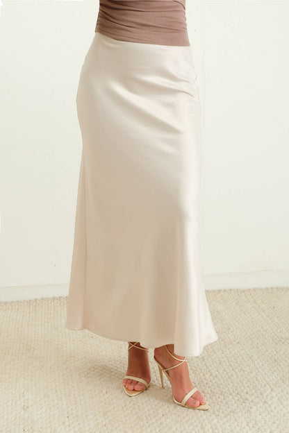 Fall in Love Satin Skirt
