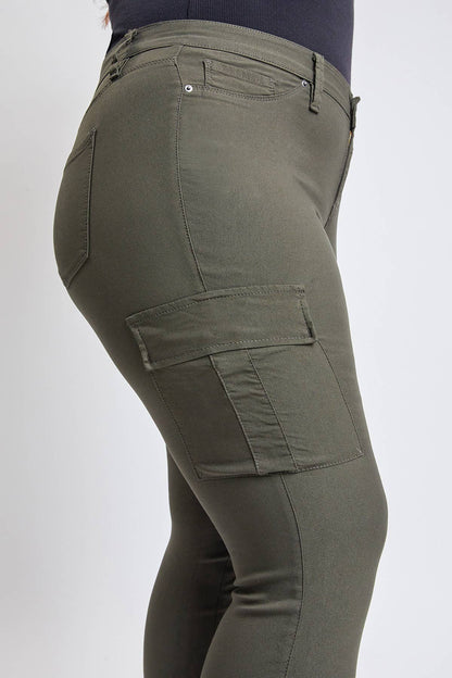 Curvy Hyperstretch Cargo Jeans