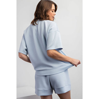 MODAL MOCK NECK TOP