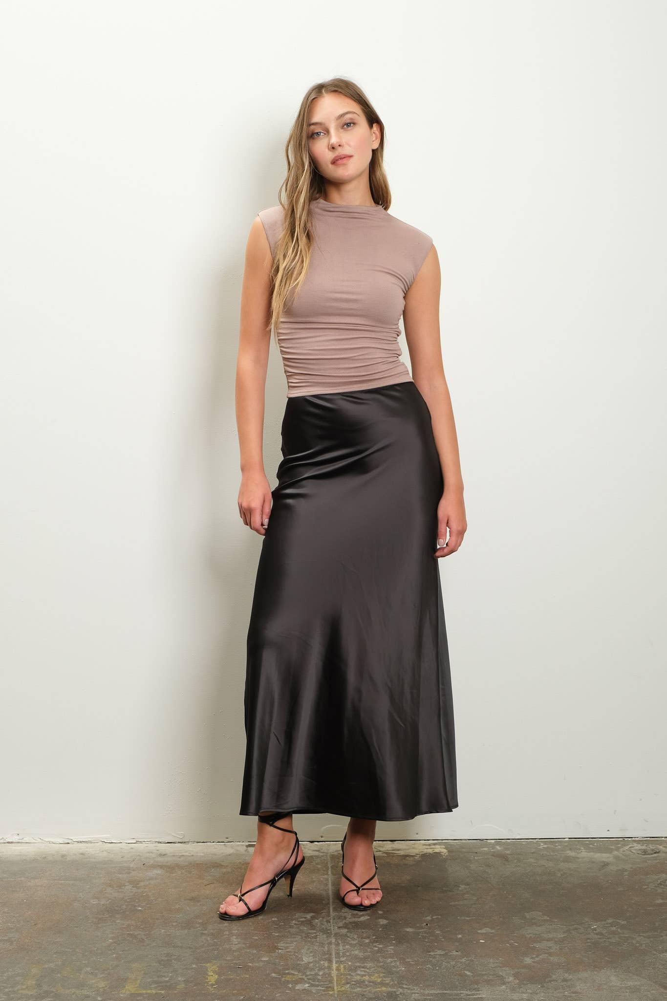 Fall in Love Satin Skirt