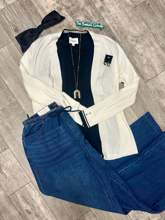 White Cardigan
