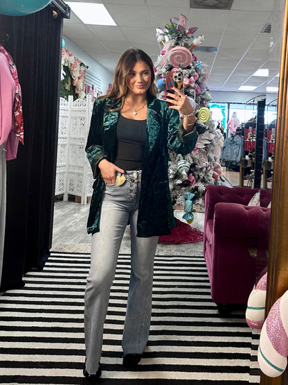 Velvet Blazer