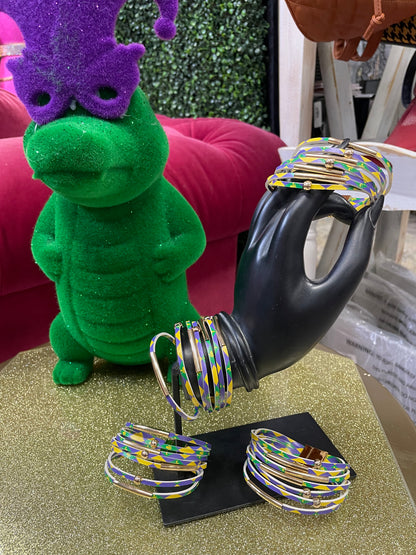 Mardi Gras Bracelets