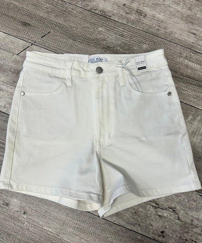White Judy Blue Shorts