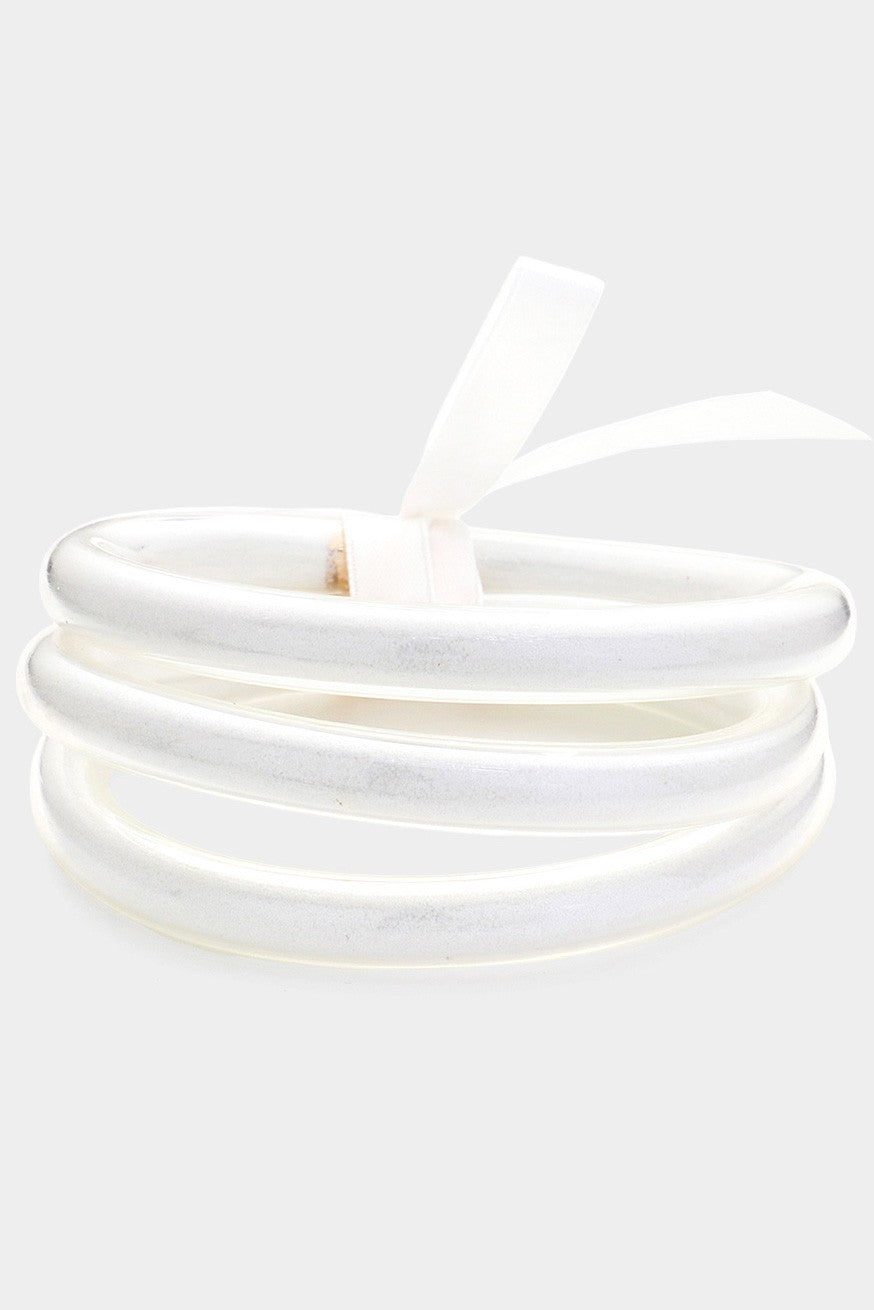 Wide Jelly Bracelets