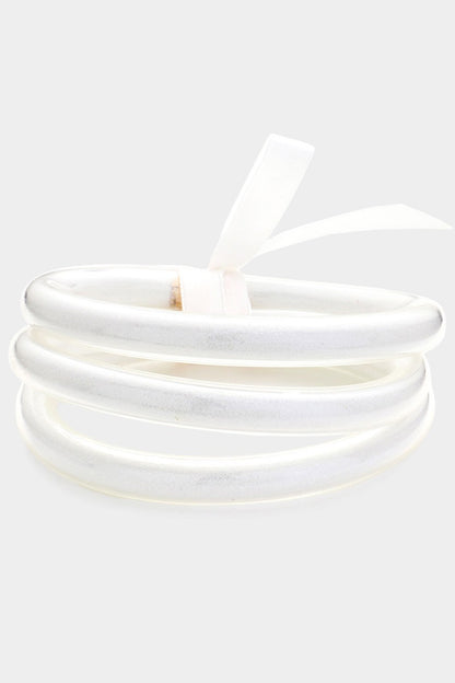 Wide Jelly Bracelets