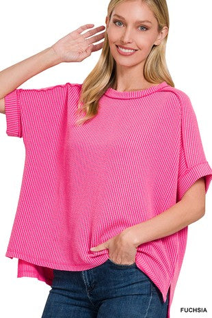 Ribbed SS Shirt
